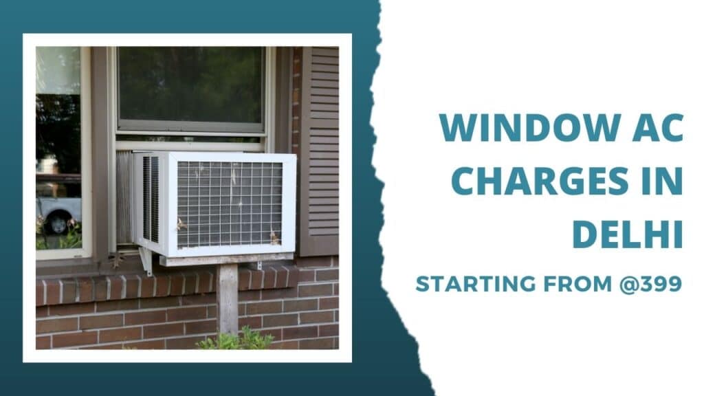 window ac service charges