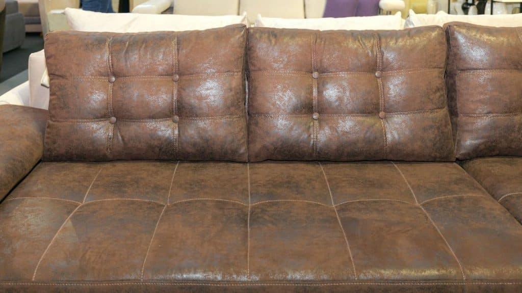 faux a types of leather sofa