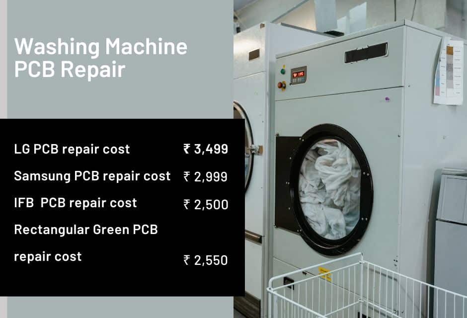 washing machine pcb repair cost