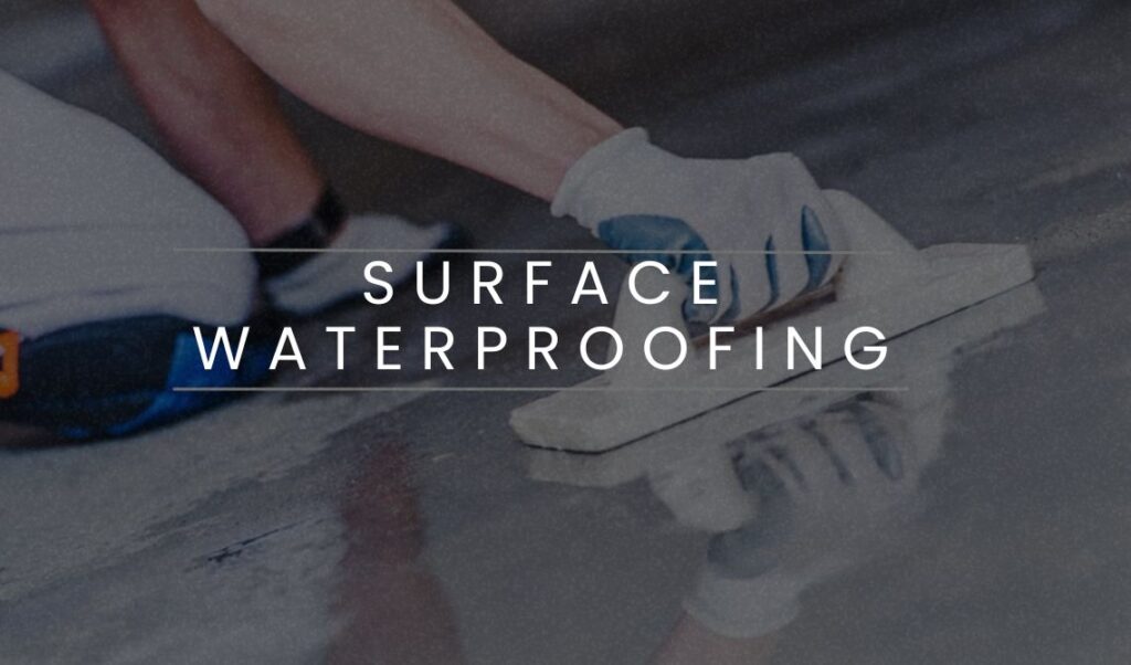 how to stop water leaking from wall