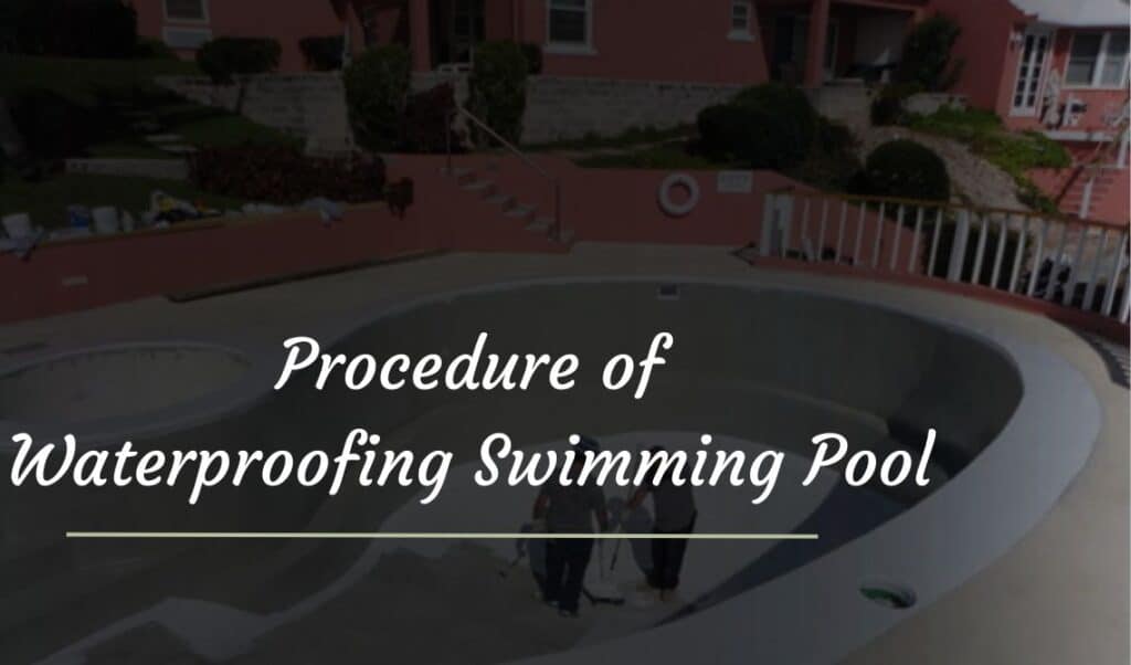 water proofing procedure
