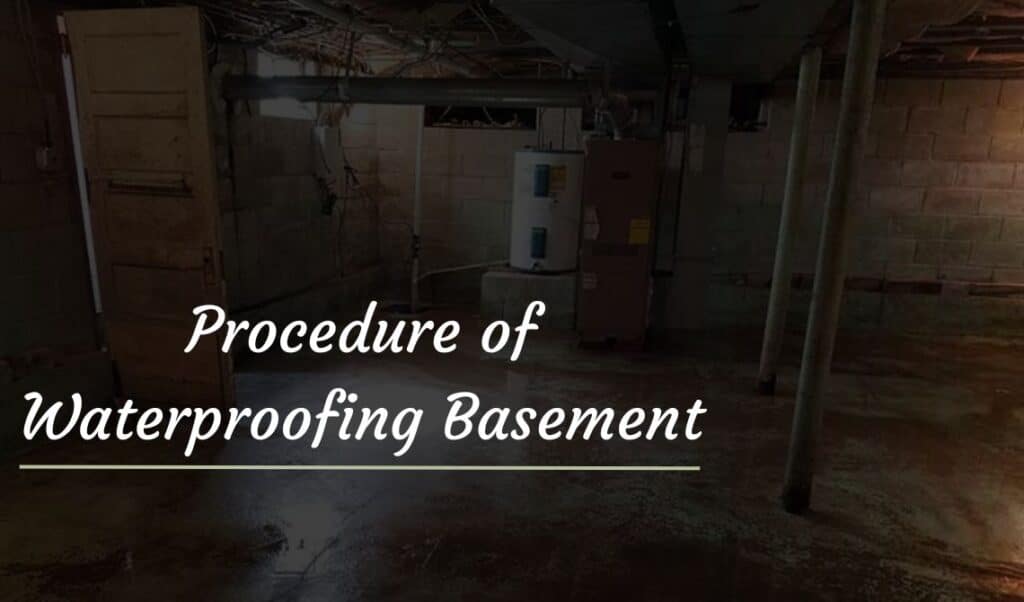 waterproofing work procedure