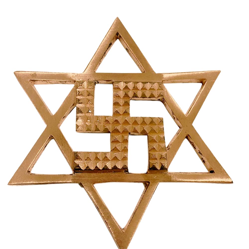 Spiritual Copper Star Pyramid Swastik